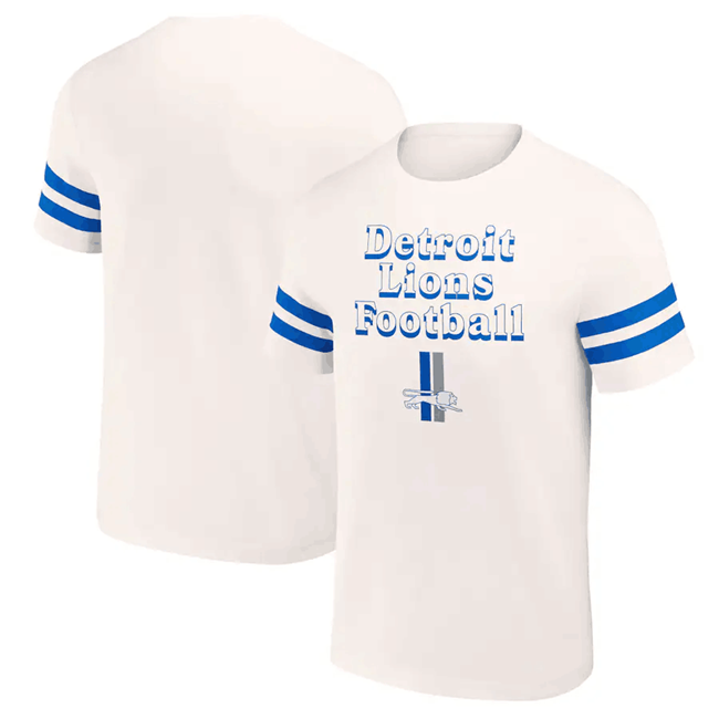 Men's Detroit Lions Cream x Darius Rucker Collection Vintage T-Shirt Men's Detroit Lions Cream x Darius Rucker Collection Vintage T-Shirt